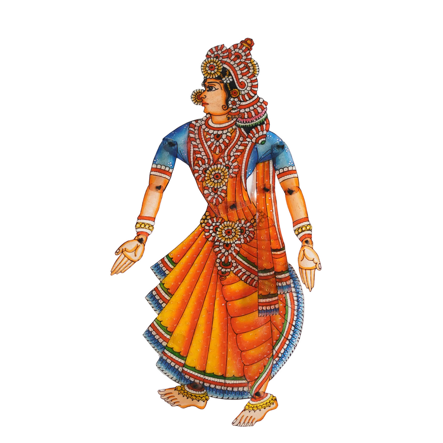 Graceful Dancer – Tholu Bommalata Leather Craft