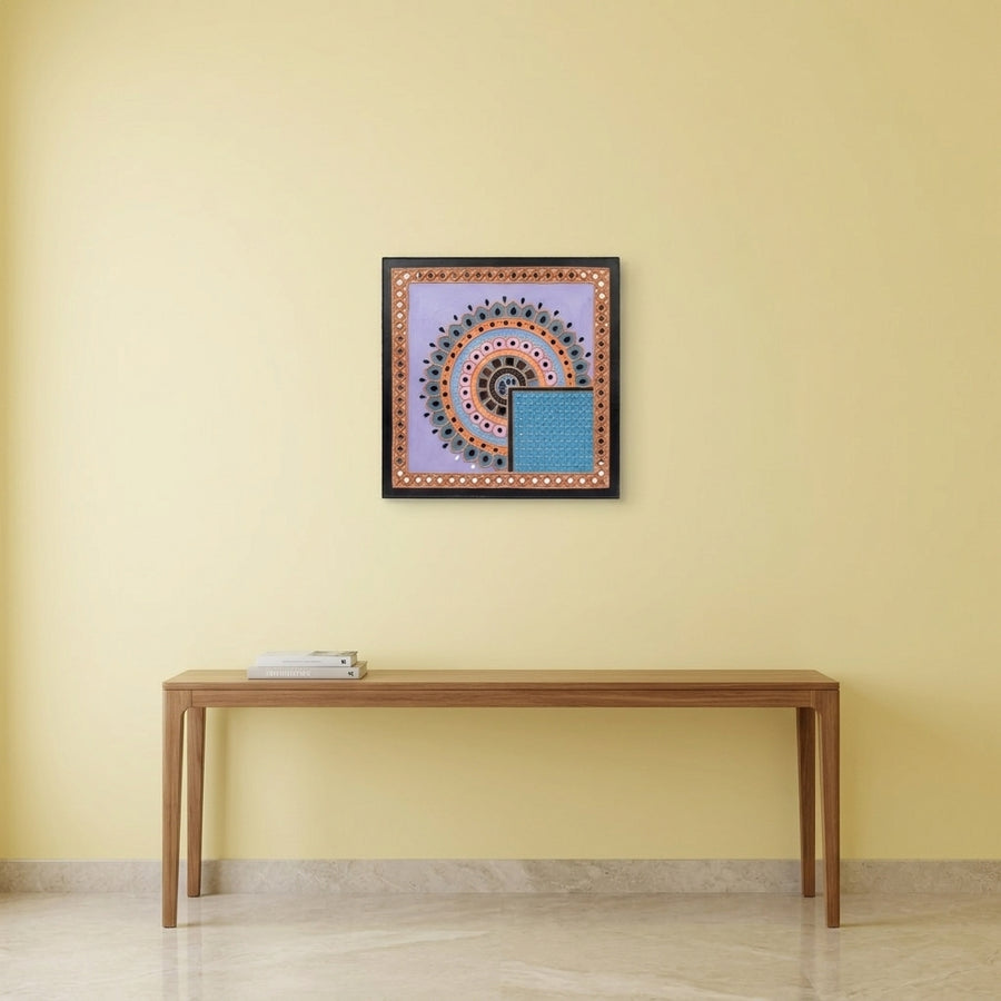 Square Harmony Lippan Mirror Wall Art