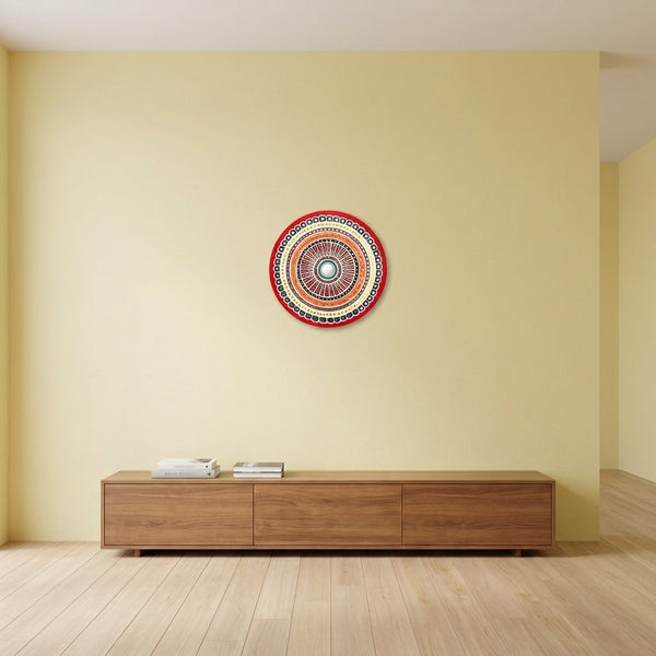 Circular Harmony Lippan Mirror Wall Art