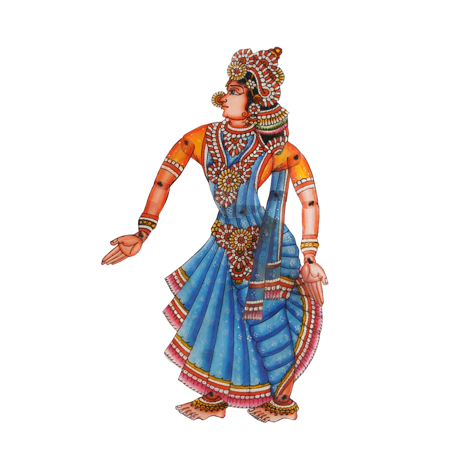 Royal Dancer – Tholu Bommalata Leather Craft