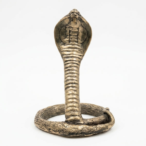 Sacred Serpent Guardian – Dhokra Metal Art