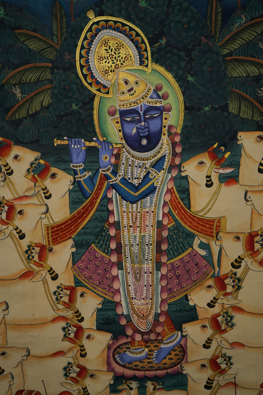 Devotional Shrinathji – Antique Pichwai Painting