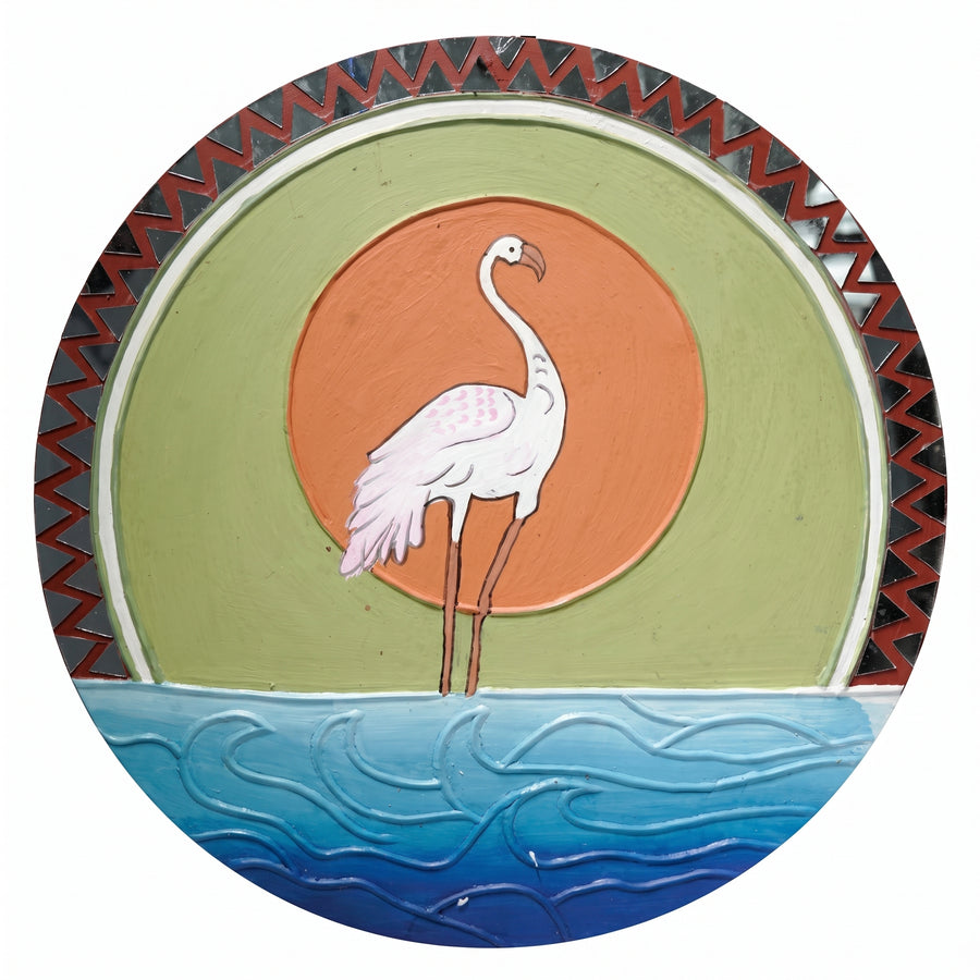 Flamingo Design Lippan Mirror Wall Art