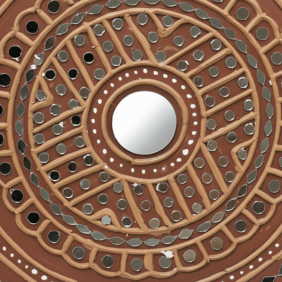 Circle of Life Lippan Mirror Wall Art