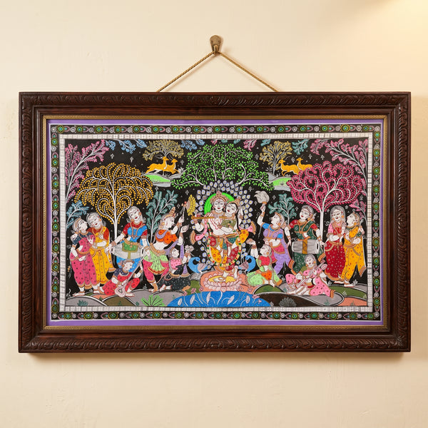 Ras Leela – Pattachitra Painting