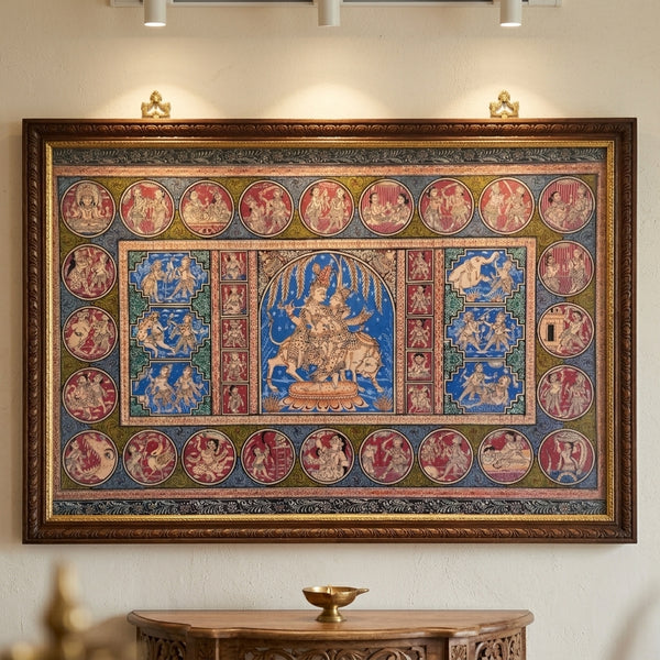 Krishna Ras Leela – Pattachitra Painting