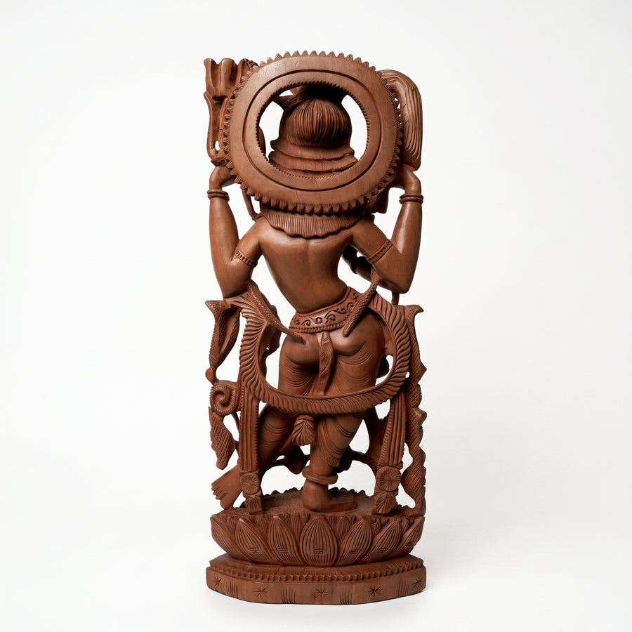 Divine Lord Shiva – Wooden Sculpture