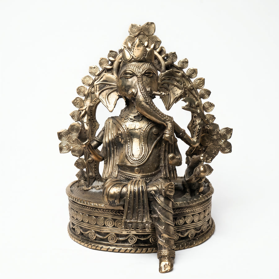 Divine Lord Ganesha – Dhokra Metal Art