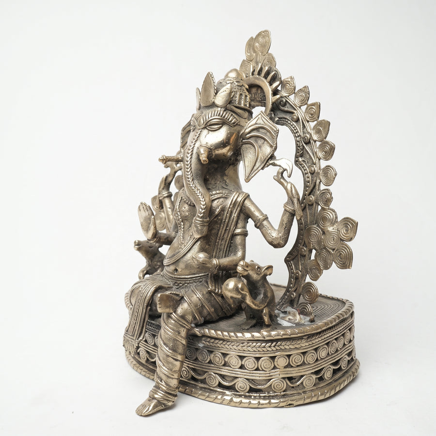 Divine Lord Ganesha – Dhokra Metal Art