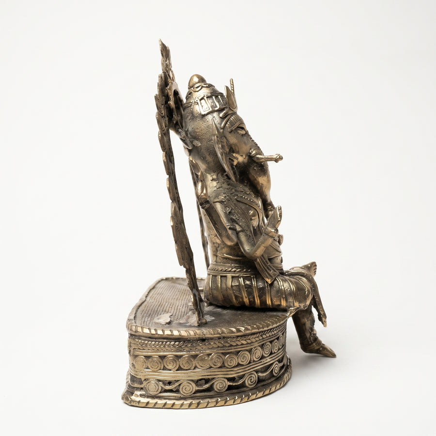 Divine Lord Ganesha – Dhokra Metal Art