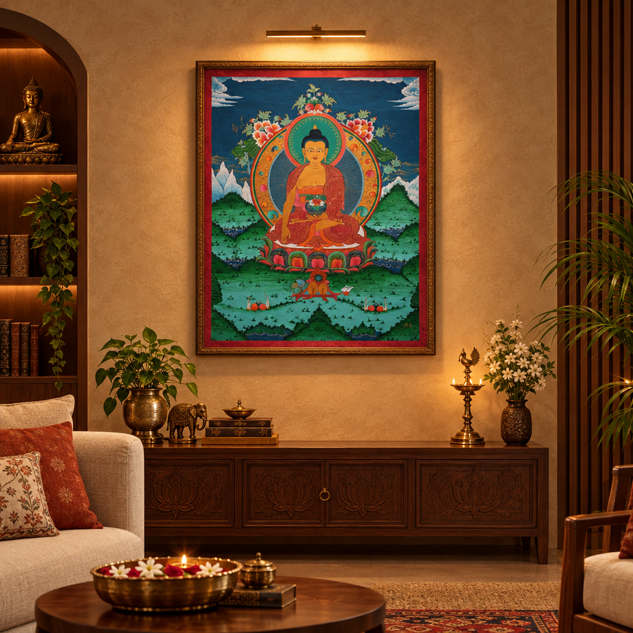 Shakyamuni Buddha – Thangka Painting