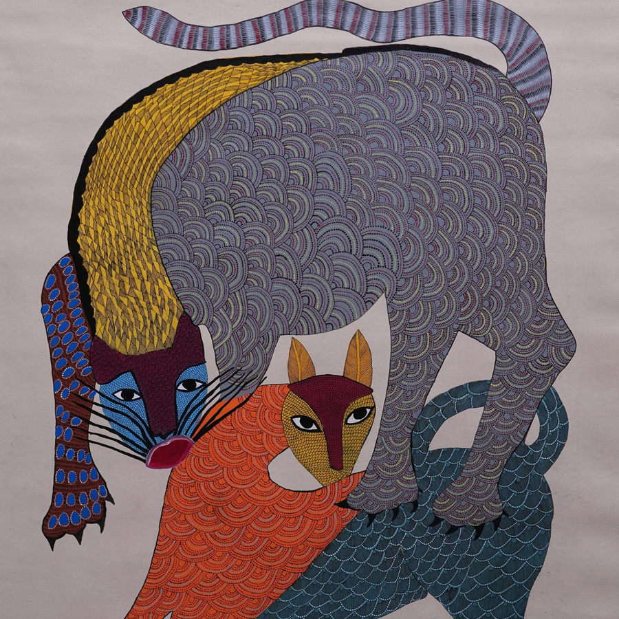 Guardian Creatures – Canvas Painting