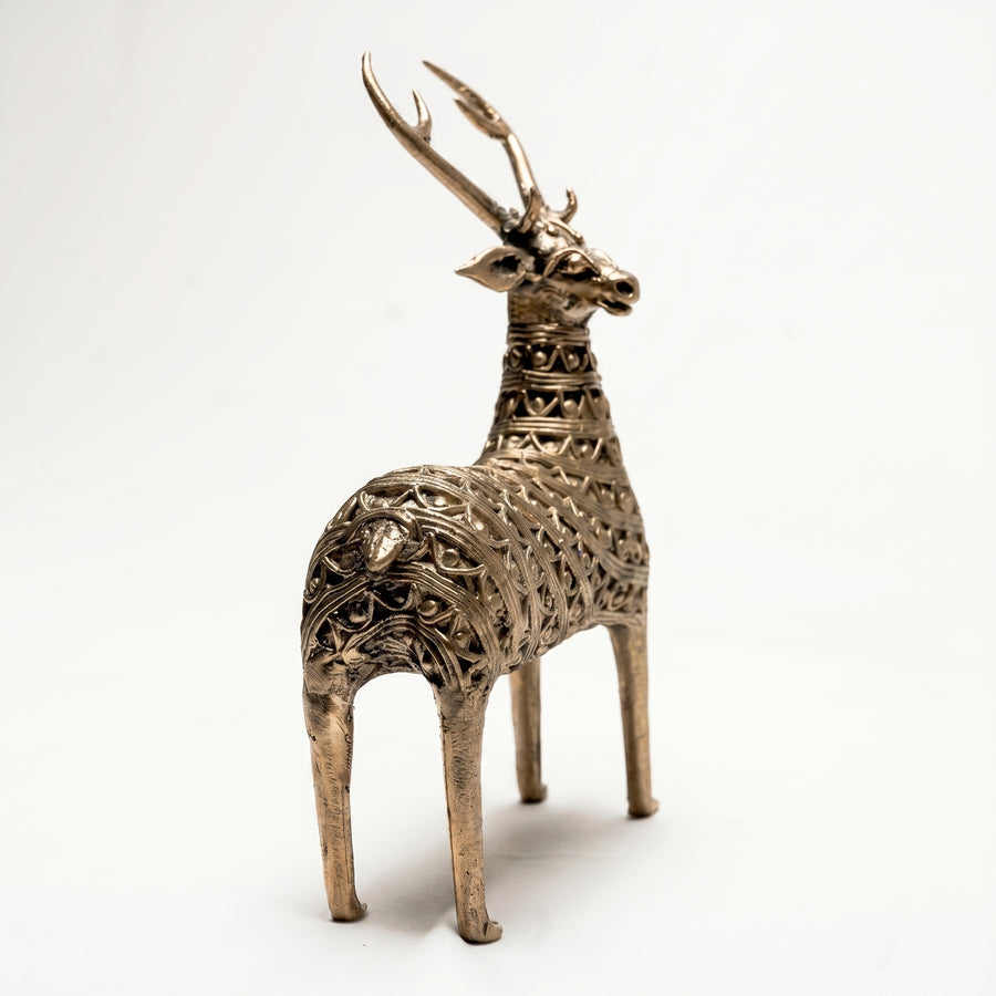 Dhokra Deer Pair (Set of 2) – Dhokra Metal Art