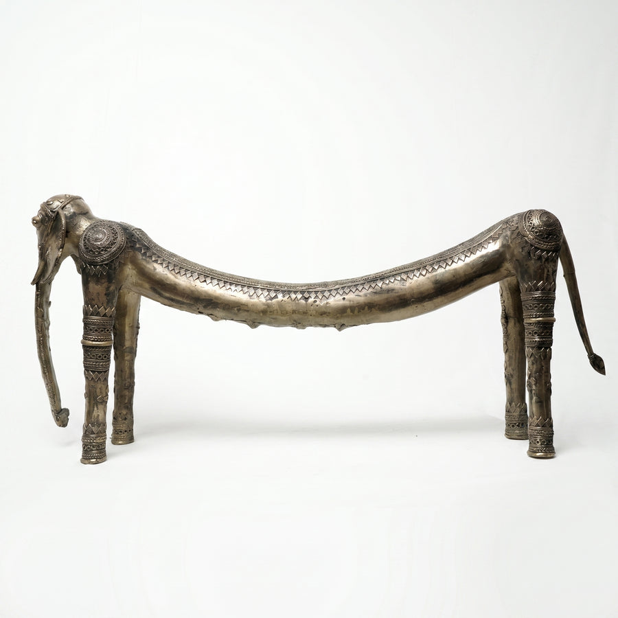 Bend Elephant Sculpture – Dhokra Metal Art