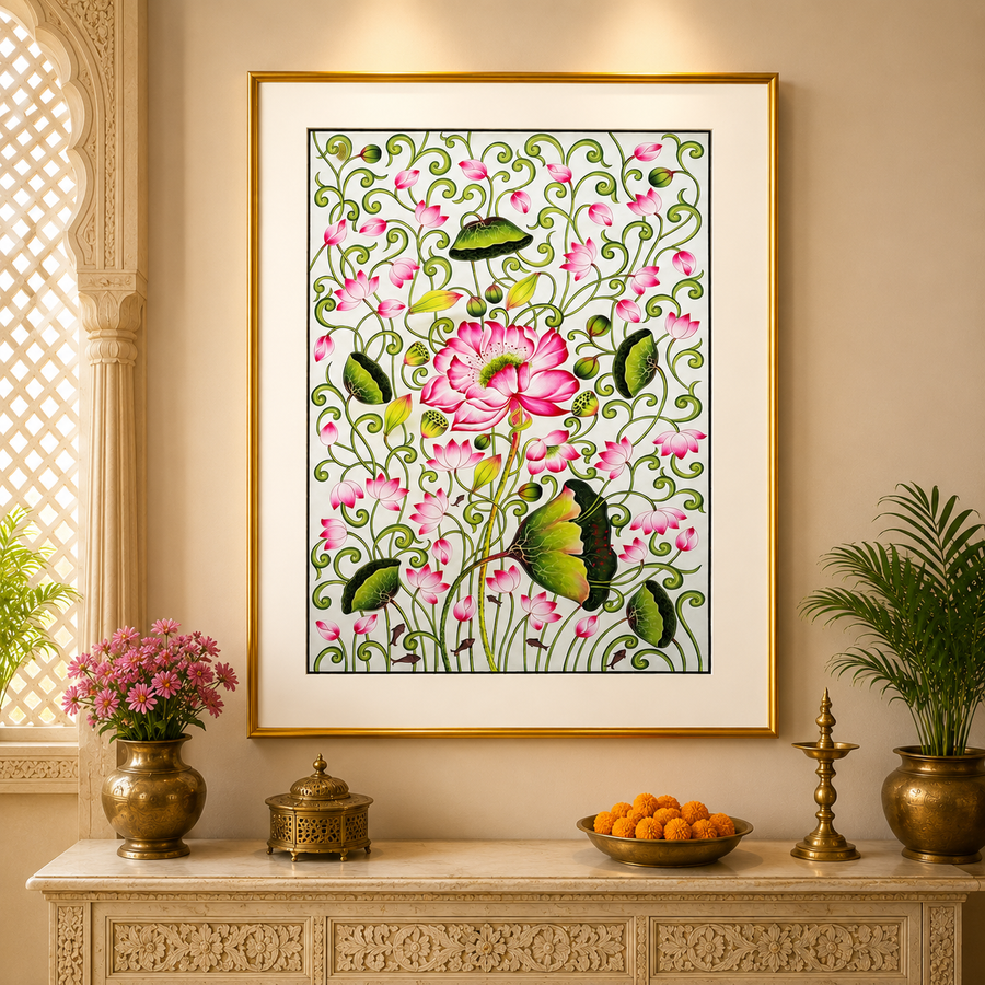 Pichwai Petals – Pichwai Painting