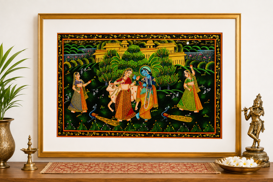 Raas Aura – Pichwai Painting