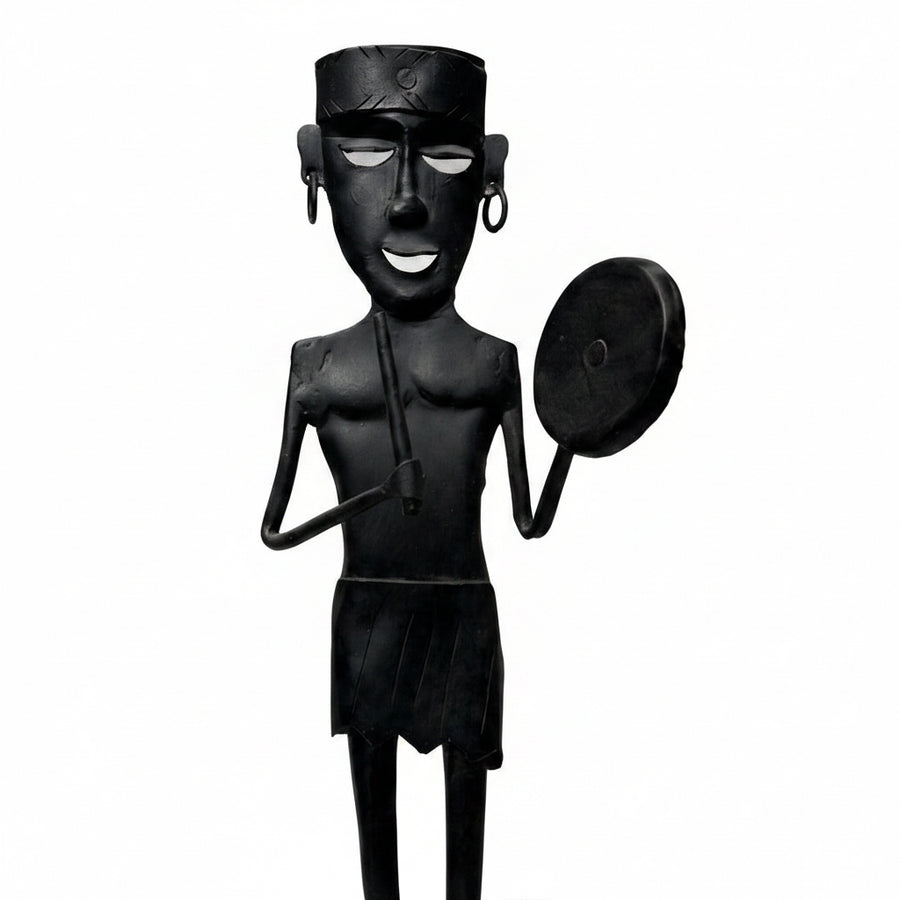 Bastar Tribal Musician – Wrought Iron Art
