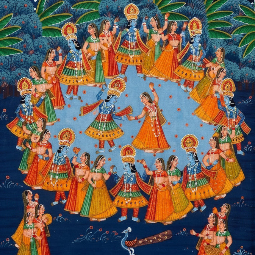 Shyam Sundar Raas Leela – Pichwai Painting