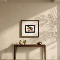 The Majestic Tusker – Rajasthani Miniature Painting