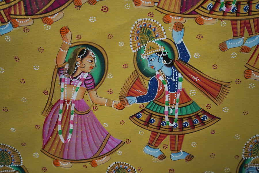 Radhe Krishna and Gopi – Pichwai Painting