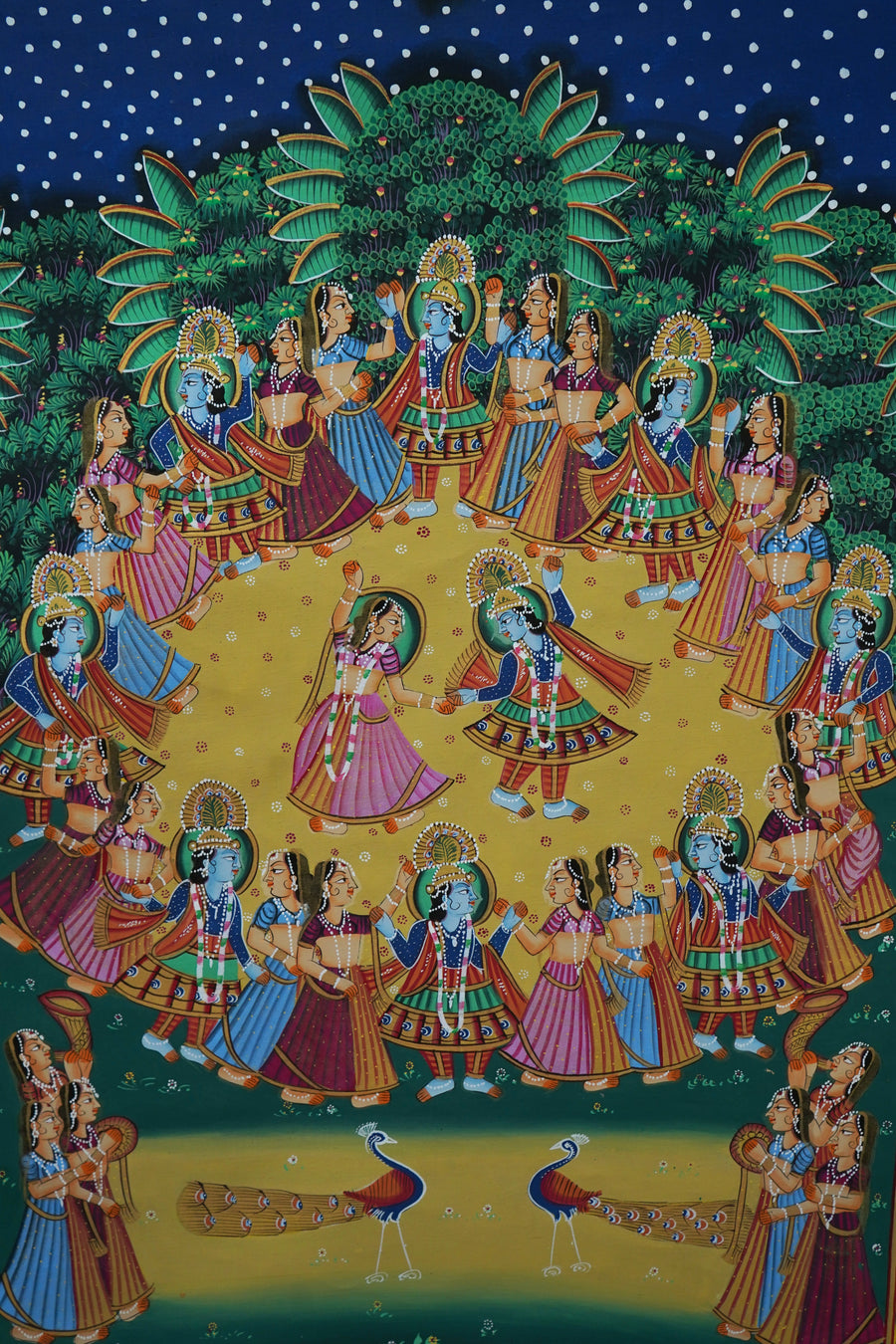 Radhe Krishna and Gopi – Pichwai Painting