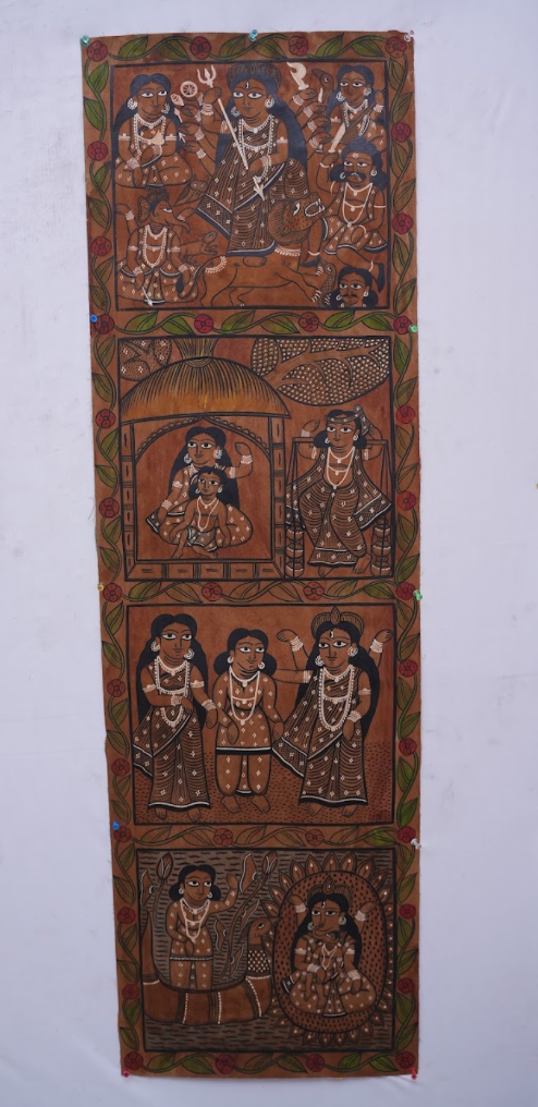 Devi Durga – Kalighat Painting