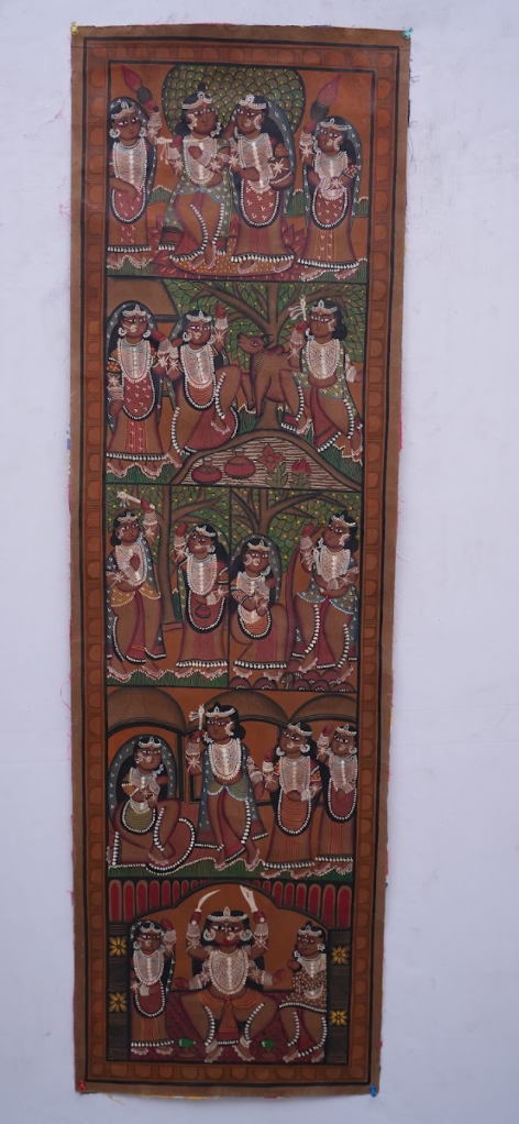 Shri Krishna – Kalighat Painting