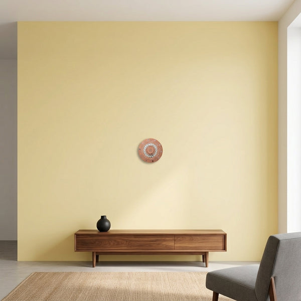 Circular Folk Lippan Mirror Wall Art