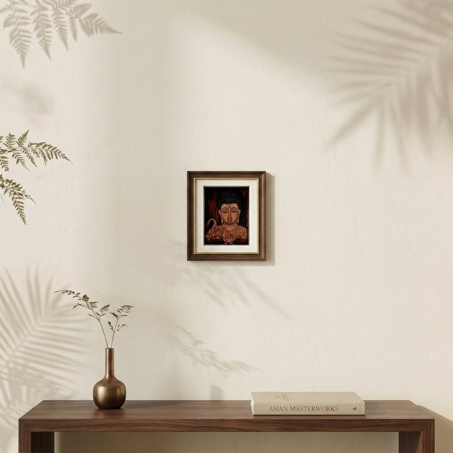 Bodhi Serenity – Rajasthani Miniature Painting