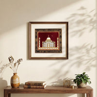 Moonlit Taj Mahal – Rajasthani Miniature Painting