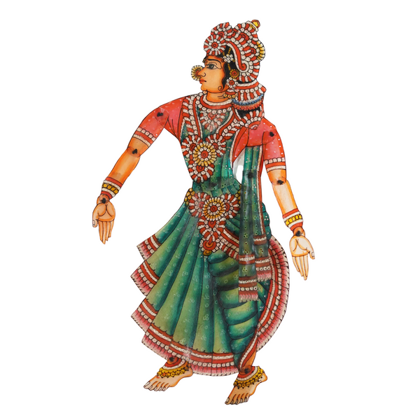Vibrant Dancer – Tholu Bommalata Leather Craft