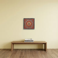 Sunburst Mandala Lippan Mirror Wall Art