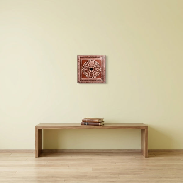 Circular Mandala Lippan Mirror Wall Art