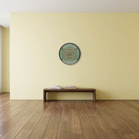 Sage Green Mandala Lippan Mirror Wall Art