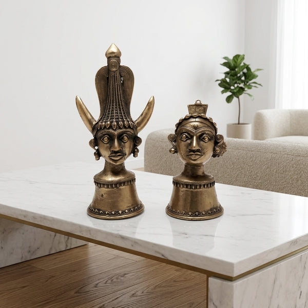 Madia Madin (Tribal Couple) – Dhokra Metal Art