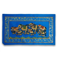The Elephant Journey – Rajasthani Miniature Painting