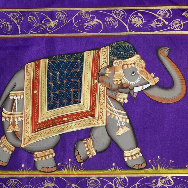 Traditional Elephant – Rajasthani Miniature Painting