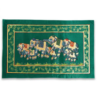Royal Elephant March – Rajasthani Miniature Painting