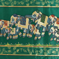 Royal Elephant March – Rajasthani Miniature Painting