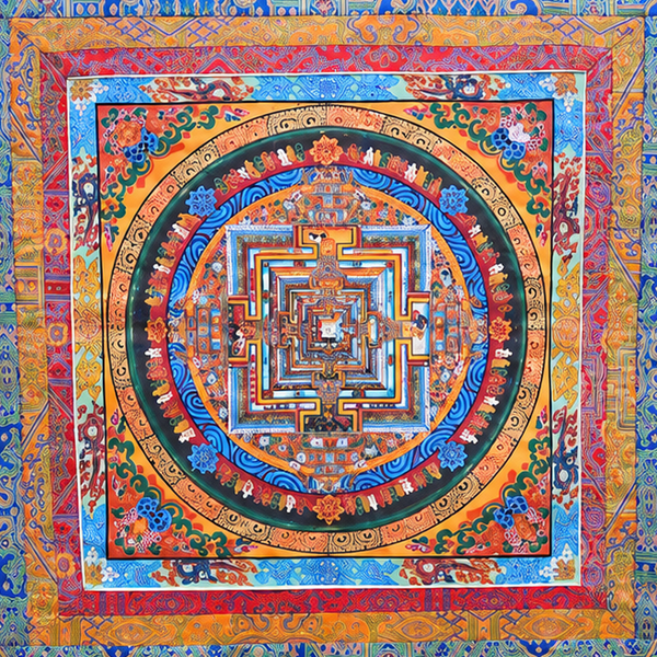 Kalachakra Mandala – Thangka Painting