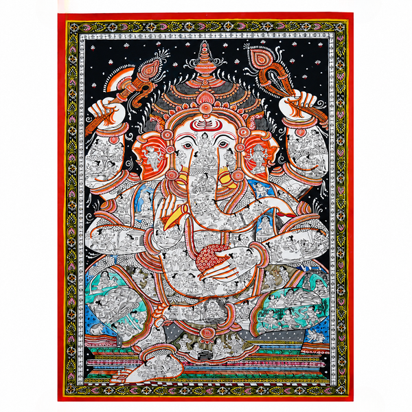 Panchamukhi Ganesha – Pattachitra Painting