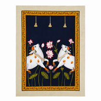 Sacred Pair of Kamdhenu – Pichwai Painting