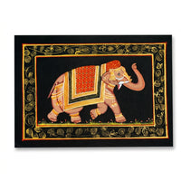 The Royal Tusker – Rajasthani Miniature Painting
