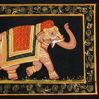 The Royal Tusker – Rajasthani Miniature Painting
