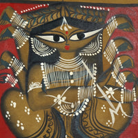 Divine Goddess Durga – Kalighat Painting