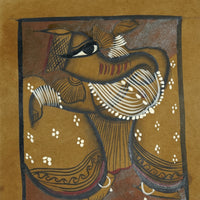 Divine Lord Ganesha – Kalighat Painting
