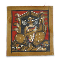 Goddess Durga: Triumph of Divine Power – Kalighat Painting