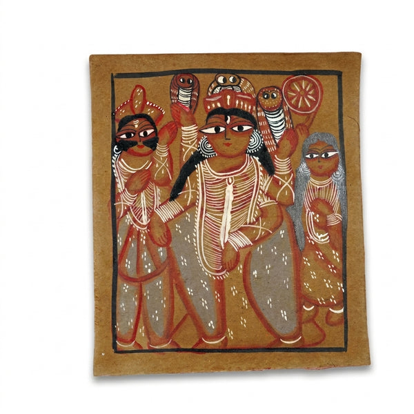 The Eternal Blessings of Kailash – Kalighat Painting
