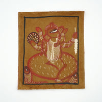 Lord Ganesha in Divine Grace – Kalighat Painting