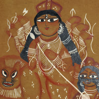Divine Power of Maa Durga – Kalighat Painting